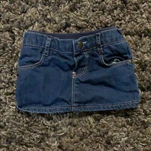 Baby jean skirt